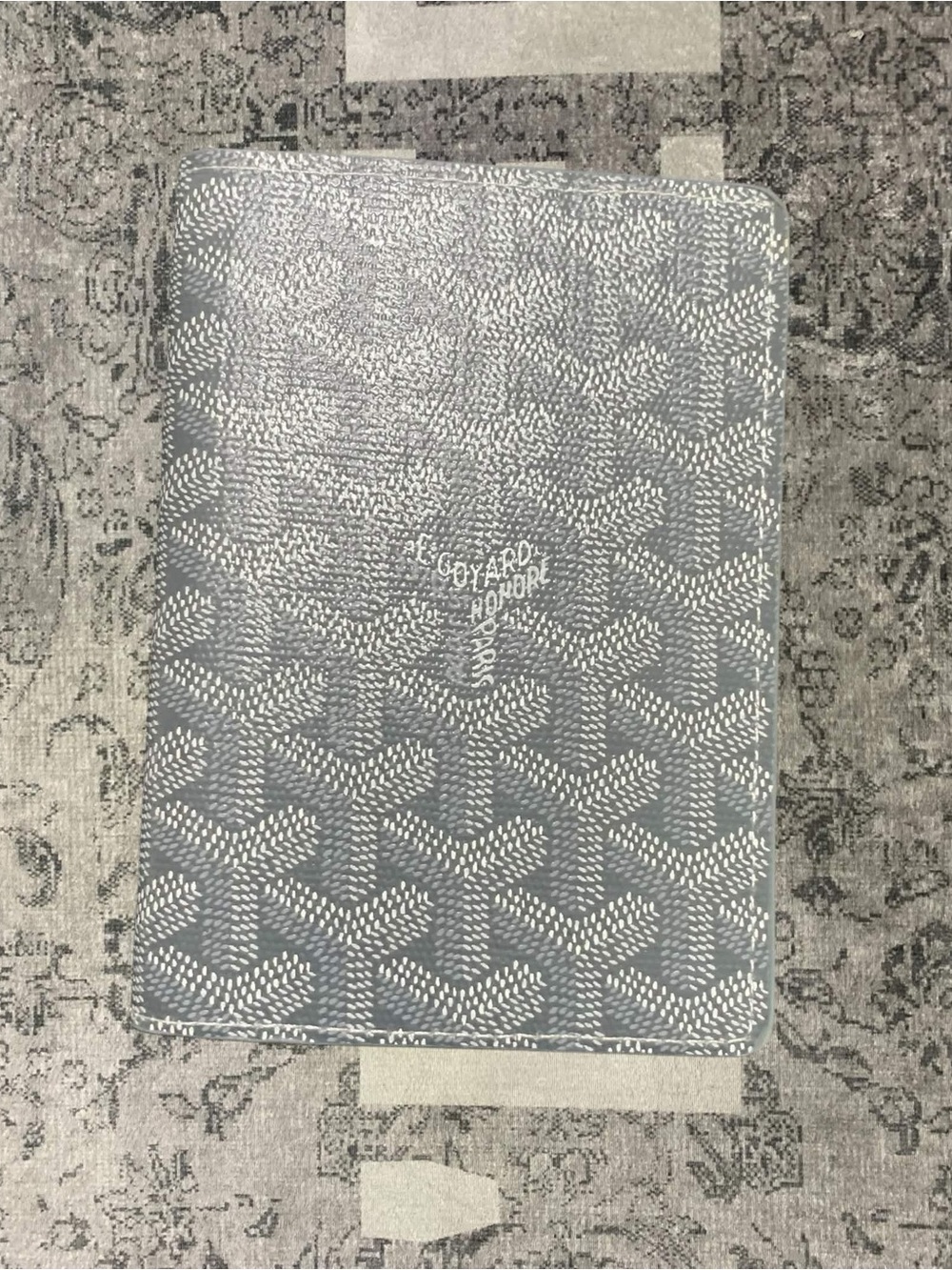 Goyard Grey Passport Holder